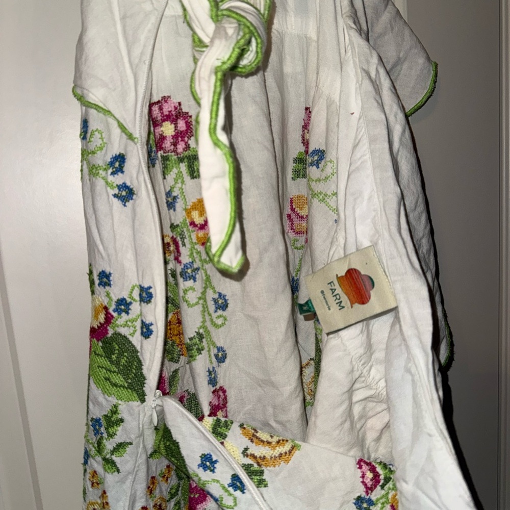 Farm Rio Tropical Romance Floral Maxi Dress size medium - Picture 10 of 11